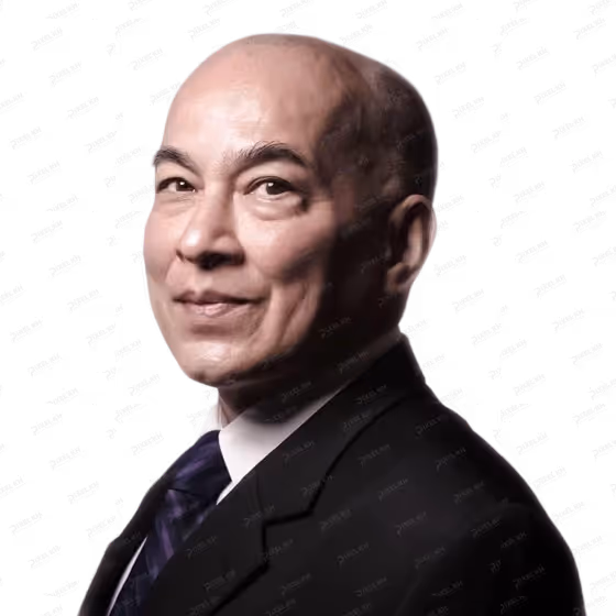 King Norodom Sihamoni of Cambodia smiling