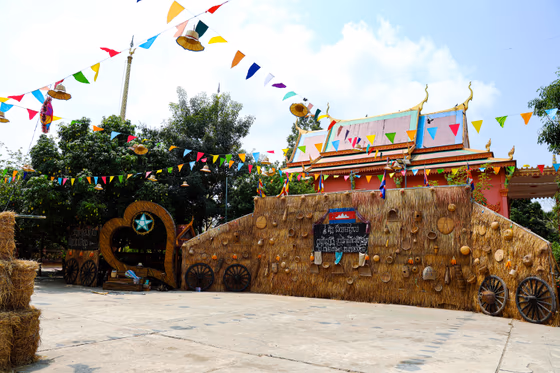 Khmer New Year Sangkran Pagoda Decoration ចូលឆ្នាំខ្មែរ