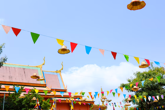 Khmer New Year Pagoda Decoration (បុណ្យចូលឆ្នាំខ្មែរ) JPEG