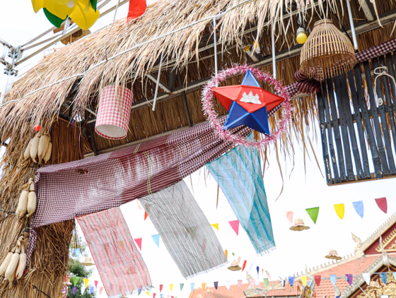 Khmer New Year Sangkran Traditional Decoration Photo