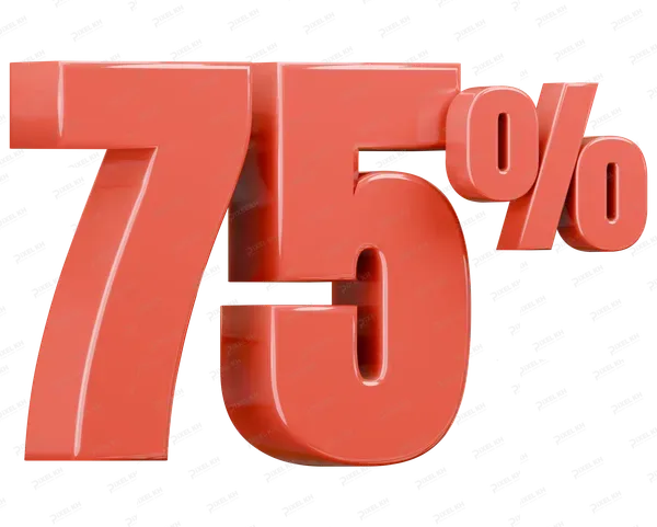 Red Seventy Five Percent Off Sale