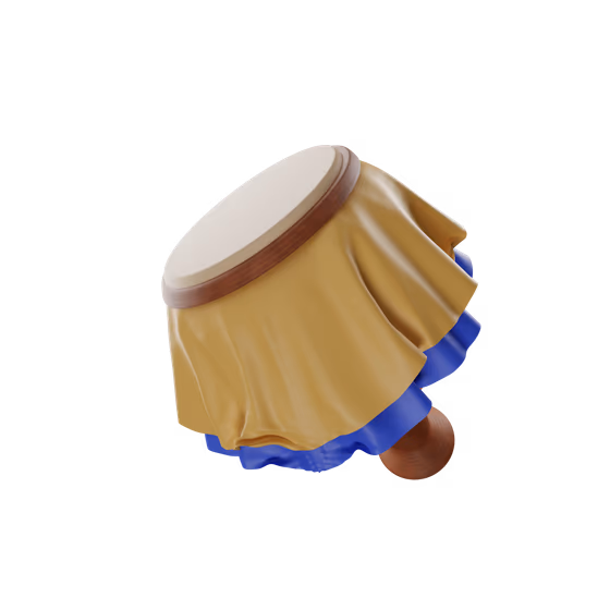 Khmer Drum Skor Chaiyam ស្គរឆៃយ៉ាំ 3D Render