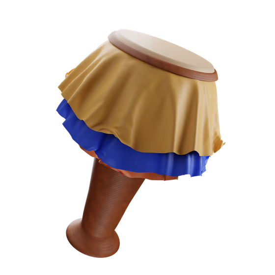 Traditional Khmer Drum Skor Chhay Yam 3D ស្គរឆៃយ៉ាំ