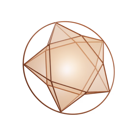 3D Golden Star ផ្កាយ 3D Rendered Khmer New Year Decoration