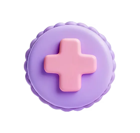 Health Care Plus Sign 3D Icon