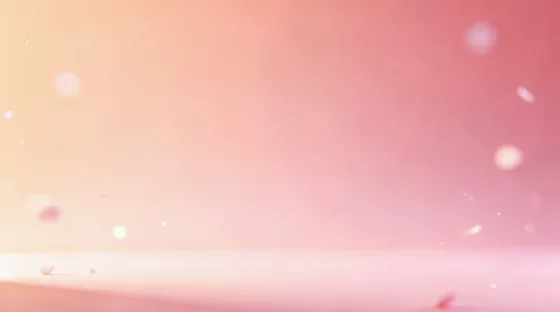 Dreamy Pink Peach Gradient Bokeh Backdrop