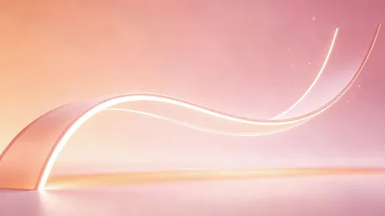 Soft Pink Abstract Wave Background Glow
