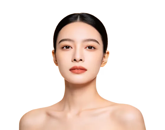 Natural Beauty Portrait Young Asian Woman