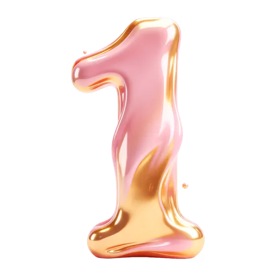 Luxury Golden Pink Liquid Number One