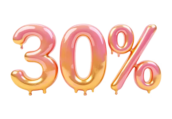 Vibrant Pink Gold 30 Percent Discount