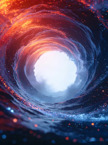 Dynamic Abstract Vortex Energy Swirl Background