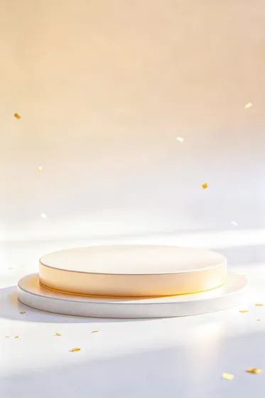 Golden Podium Confetti Celebration Product Display