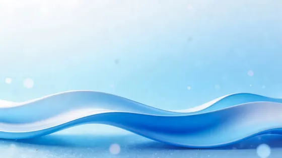 Elegant Blue Abstract Wavy Flowing Background