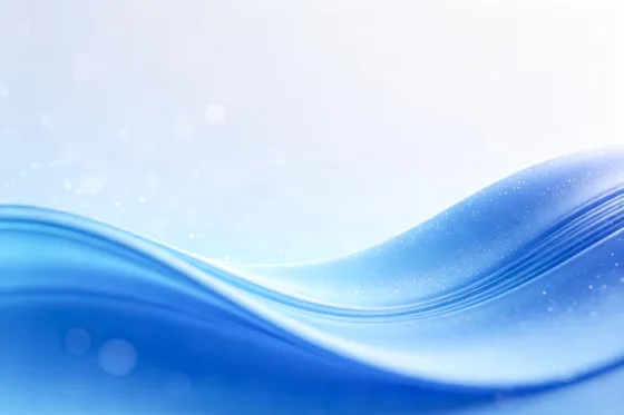 Smooth Blue Abstract Water Wave Background