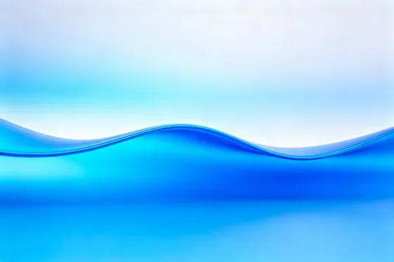 Clean Blue Water Wave Abstract Background