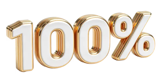 Luxury 100% Gold White Guarantee