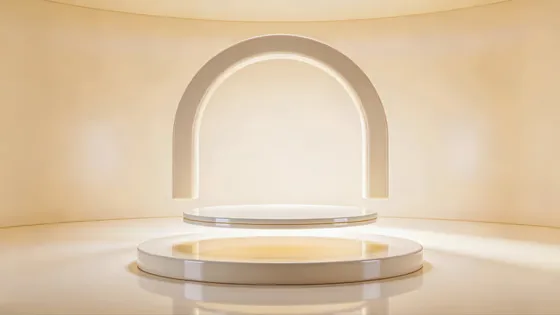 Modern Minimalist Arch Podium Product Showcase