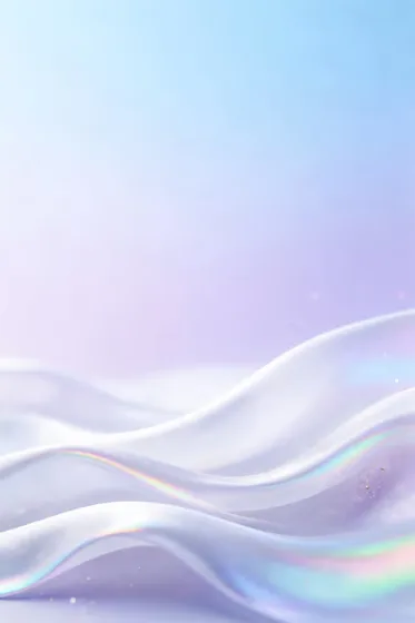 Ethereal Pastel Fabric Waves Abstract Background