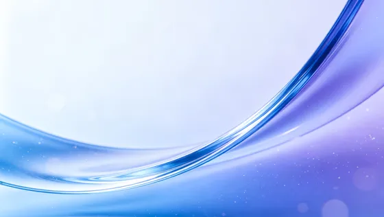 Abstract Blue Purple Fluid Glowing Waves