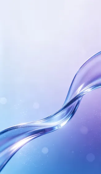 Abstract Blue Purple Fluid Wave Background