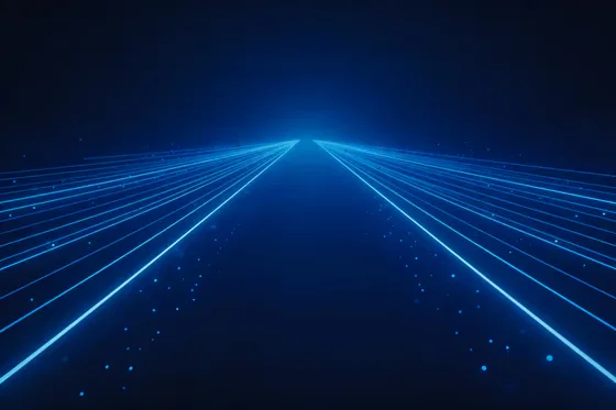 Abstract Technology Lines Data Highway