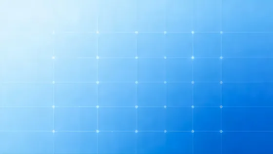 Abstract Blue Technology Grid Pattern Background