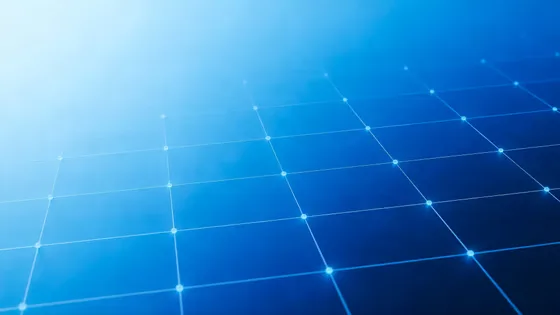 Blue Digital Network Connection Technology Background
