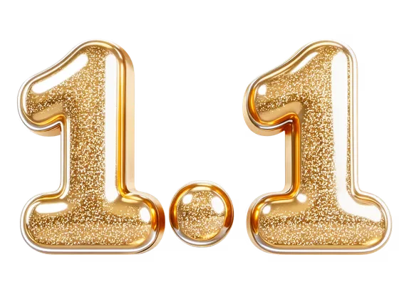 Golden Glitter 1.1 Shopping Celebration