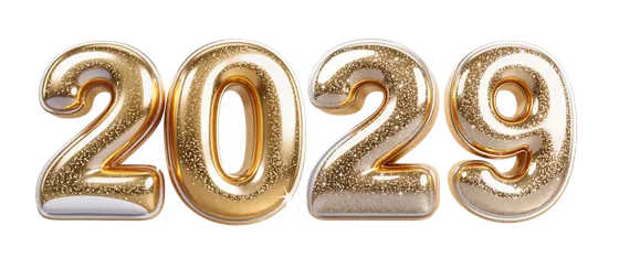 Golden Glitter 2029 New Year Celebration