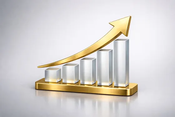 Upward Trend Business Financial Growth Concept