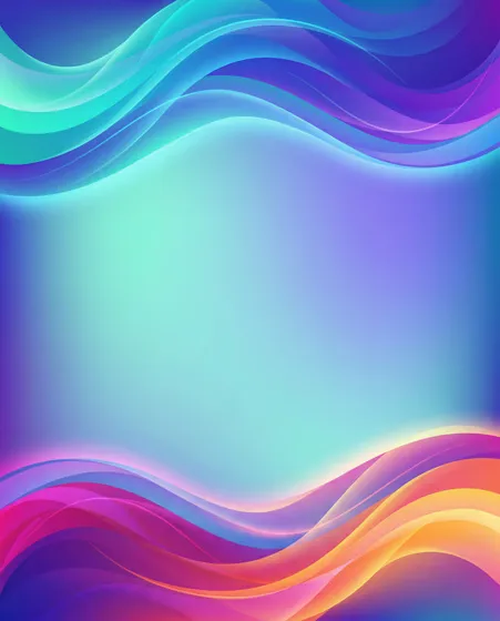 Vibrant Fluid Wave Abstract Gradient Background