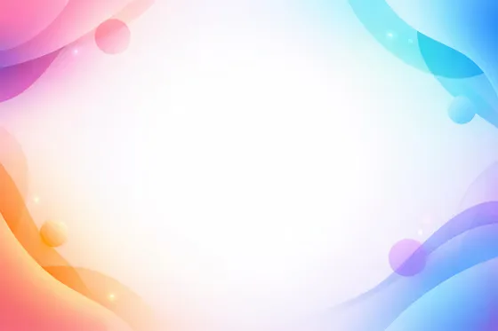 Vibrant Gradient Wavy Fluid Abstract Background