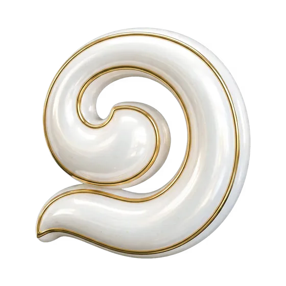 Khmer Number 1 Gold Luxury 3D Render