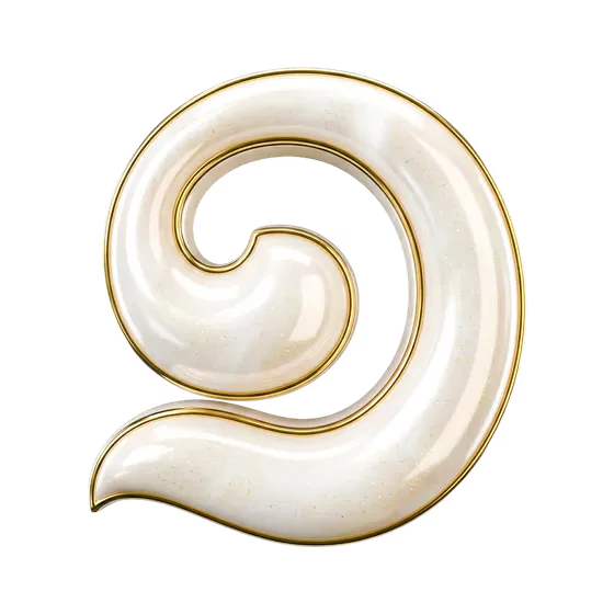 Khmer Number 1 Gold Luxury 3D Render