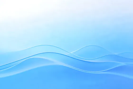 Abstract Blue Flowing Waves Background Design