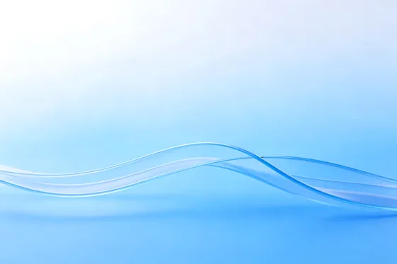 Smooth Flowing Blue Abstract Lines Background
