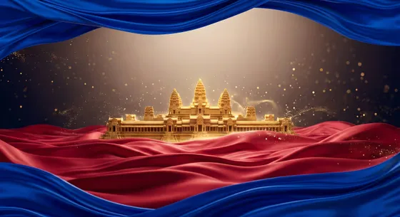 Golden Angkor Wat Cambodian Majestic Splendor
