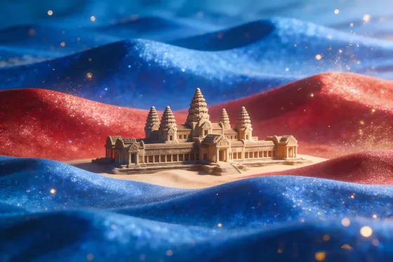 Majestic Angkor Wat Glittering Cambodian Heritage