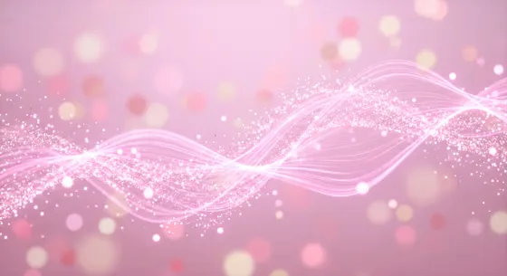 Soft pink abstract wave background