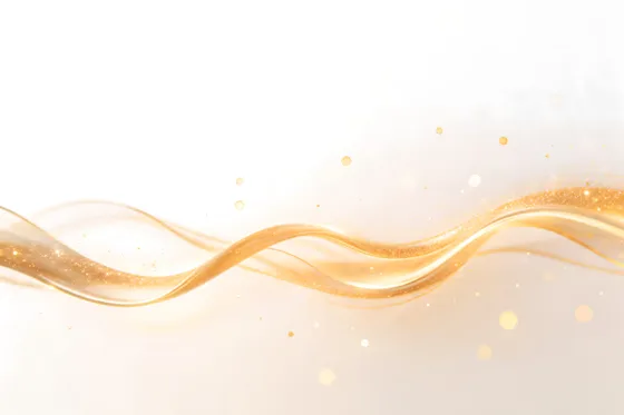 Luxury golden flowing wave background