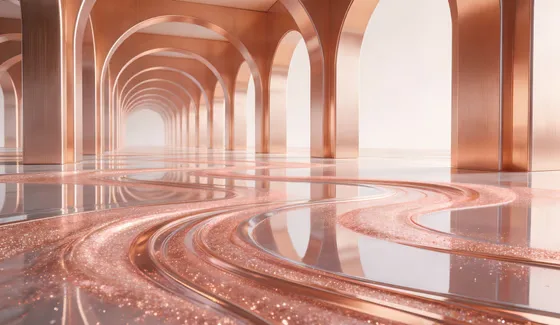 3D Rendering Of A Futuristic Building With Long Corridor