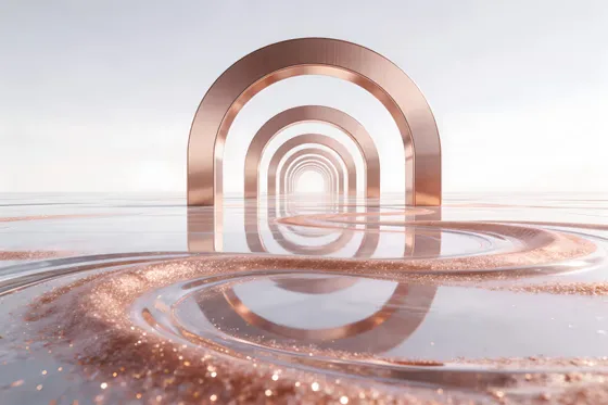 Circular Metal Object Floating In The Water