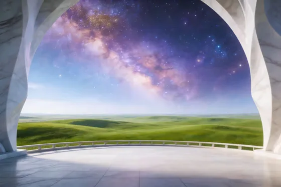 Beautiful Landscape From A Window