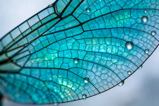 Leaf With Water Droplets