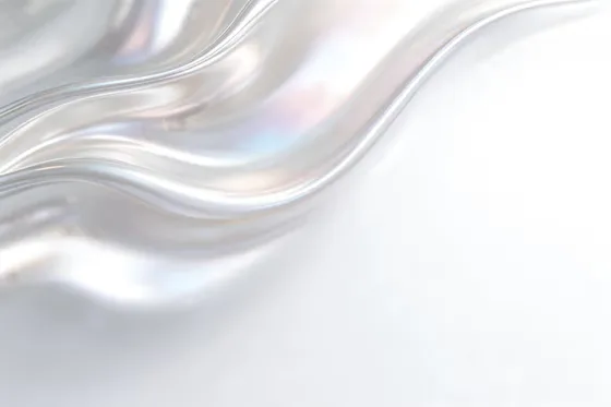 White Background With Wavy Pattern
