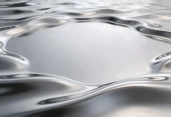 Water Surface With Ripples And Reflections