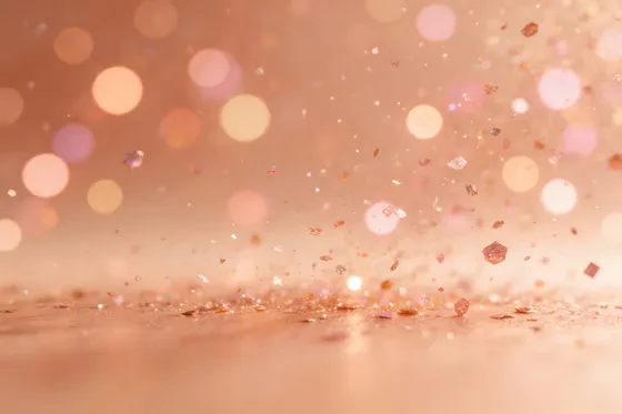 Pink And Gold Glitter