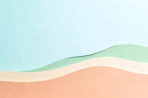 Painting Of A Beach Scene With Boat