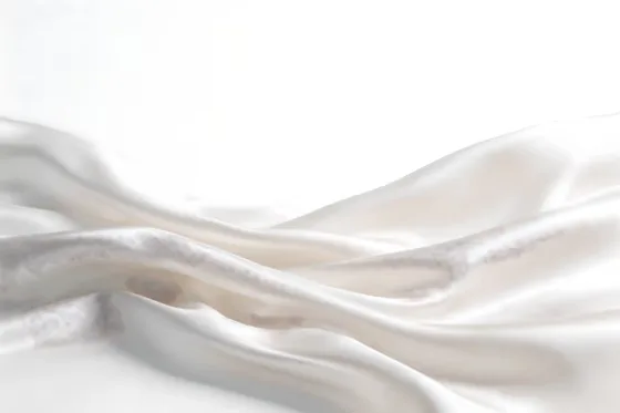 White Silk Fabric Background