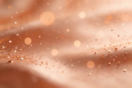 Gold Glitter Background With Lot Of Glitter